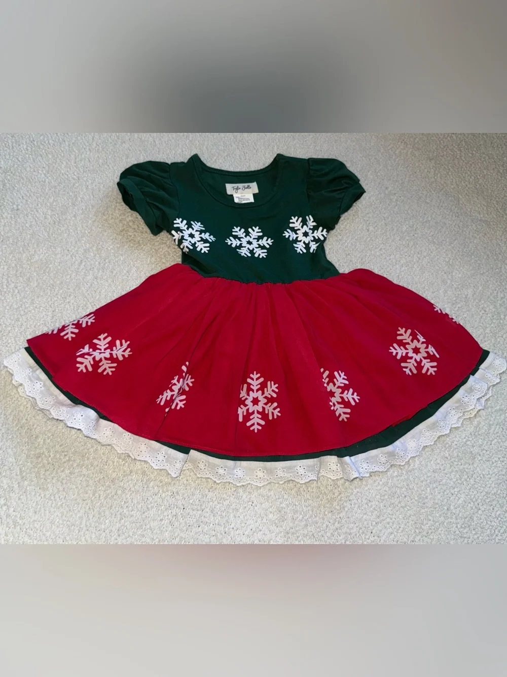 Taylor Joelle Holiday Snowflake Minnie Inspired Dress Size 3